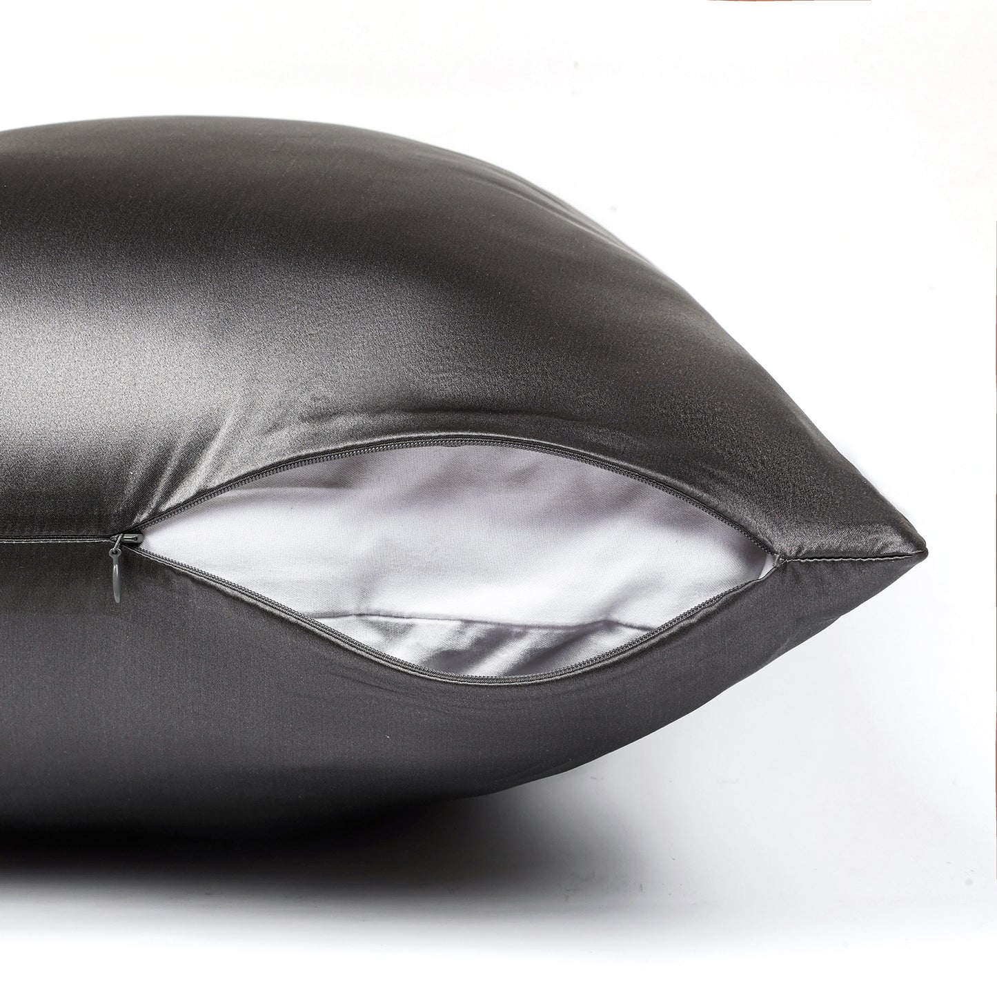Oeko-tex Certified 22 Momme Silk Pillowcase - Charcoal