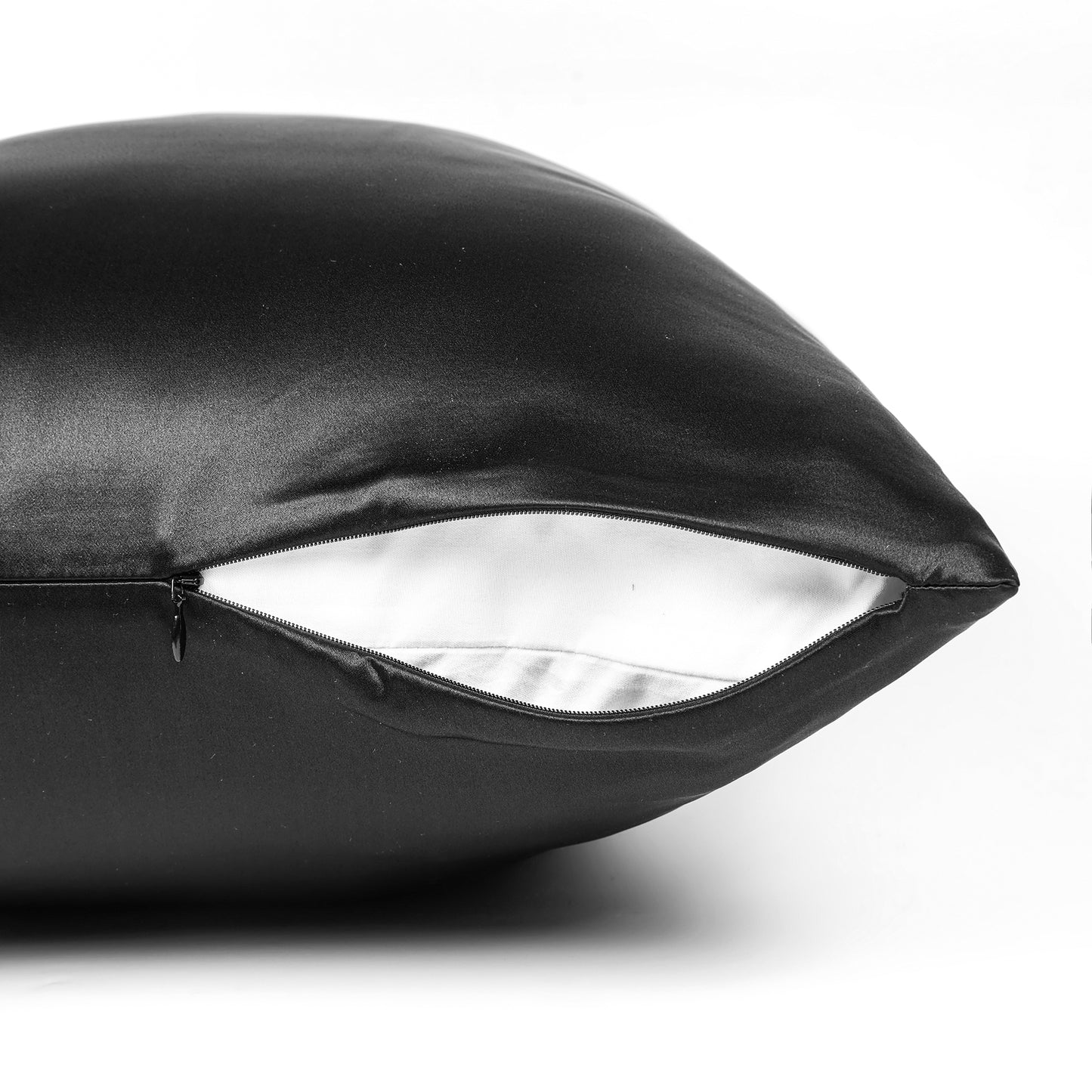 Oeko-tex Certified 22 Momme Silk Pillowcase - Black