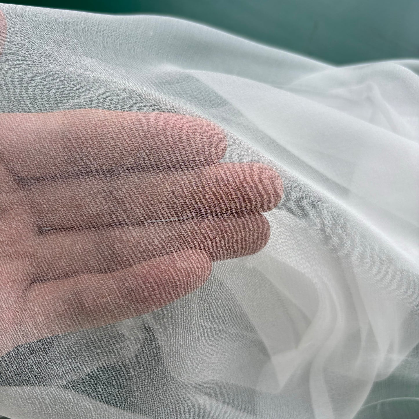 3.5 Momme Silk Gauze - Natural White