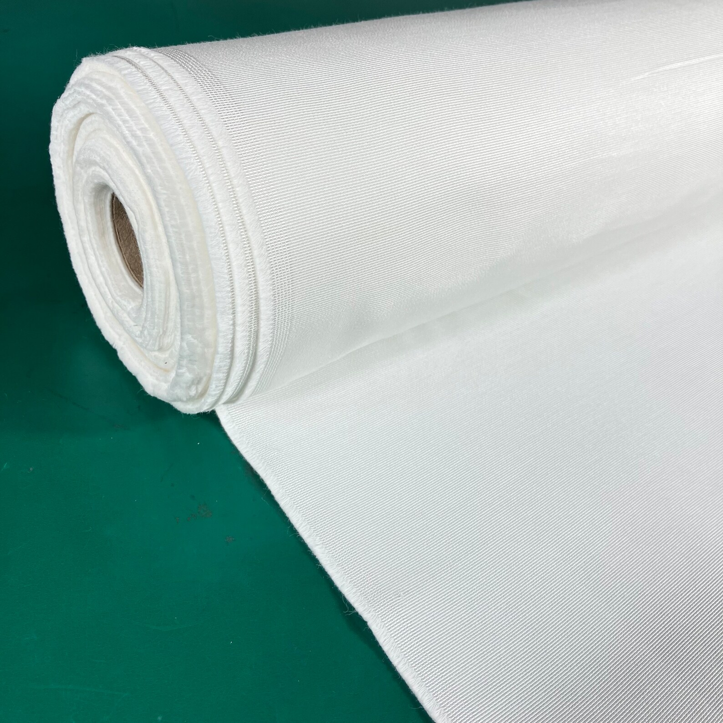 38 Momme Silk Cotton Rib 140cm Width - Natural White