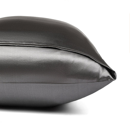 Oeko-tex Certified 22 Momme Silk Pillowcase - Charcoal