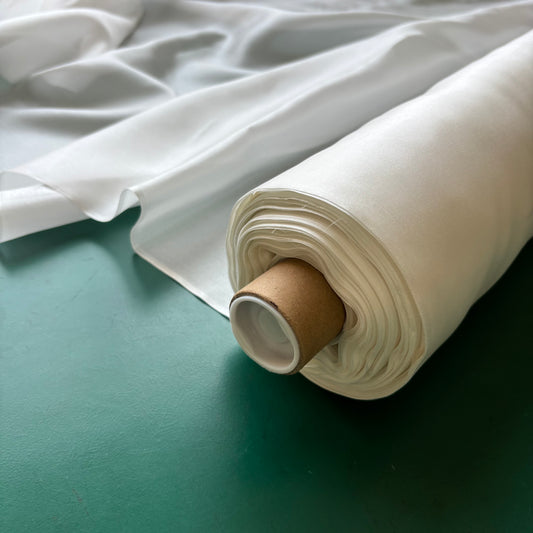 5 Momme Silk Pongee Natural White