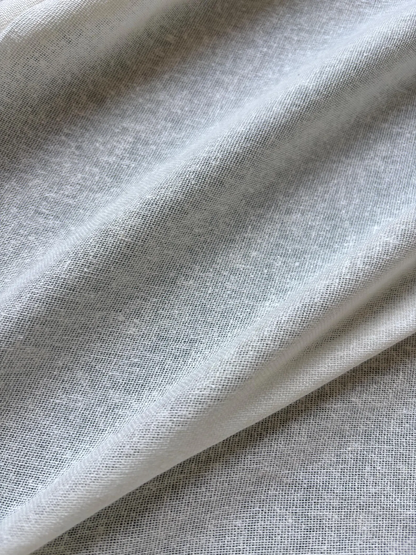 23 Momme Noil Poplin 114cm Width - Natural White