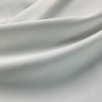 38 Momme Silk Cotton Rib 140cm Width - Natural White
